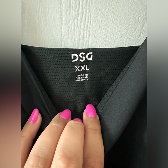 NEVER WORN BLACK ATHLETIC DRESS WITH SHORTS - Picture 2 of 2